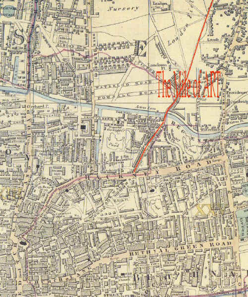 CLICK HERE FOR MODERN MAP FROM  STREETMAP.CO.UK